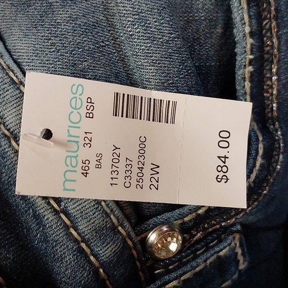 Vigoss, capri,jeans, size 22/L21, sretch - Picture 11 of 11